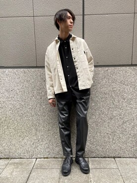 「tk.TAKEO KIKUCHI（ティーケータケオキクチ）のアイテム（ブルゾン）」を使った、tk.TAKEO KIKUCHI 立川ルミネさん（メンズ・171cm）の冬コーディネート
