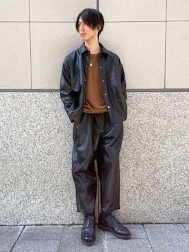 「tk.TAKEO KIKUCHI（ティーケータケオキクチ）のアイテム（ブルゾン）」を使った、tk.TAKEO KIKUCHI 立川ルミネさん（メンズ・172cm）の冬コーディネート