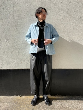 「tk.TAKEO KIKUCHI（ティーケータケオキクチ）のアイテム（ブルゾン）」を使った、tk.TAKEO KIKUCHI 立川ルミネさん（メンズ・182cm）の冬コーディネート