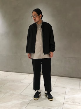 「tk.TAKEO KIKUCHI（ティーケータケオキクチ）のアイテム（ブルゾン）」を使った、tk.TAKEO KIKUCHI 立川ルミネさん（メンズ・178cm）の春コーディネート