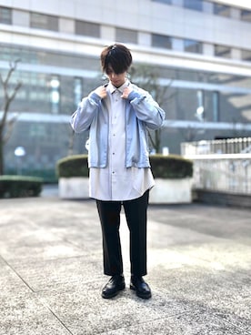 「tk.TAKEO KIKUCHI（ティーケータケオキクチ）のアイテム（ブルゾン）」を使った、tk.TAKEO KIKUCHI 立川ルミネさん（メンズ・178cm）の冬コーディネート