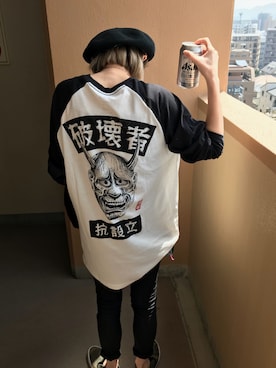 「RNA」｜「アイテム（スリッポン）」を使った、たいがちゃんさん（レディース・150cm）の春コーディネート