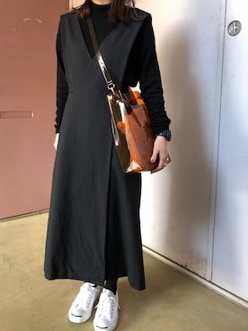 「Steven Alan（スティーブンアラン）のアイテム（ワンピース/ドレス）」を使った、ayabanさん（レディース・150cm）の秋コーディネート