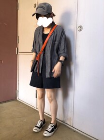 【新品未使用】ギャルリーヴィー　シャツジャケット　リップルリネンコットン　サマー セール】コットンブロード シャツジャケット（テーラード