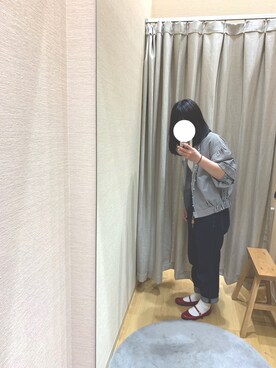 「アイテム（キーケース/キーアクセサリー、ブラウン系）」を使った、ためこさん（レディース・153cm）の夏コーディネート