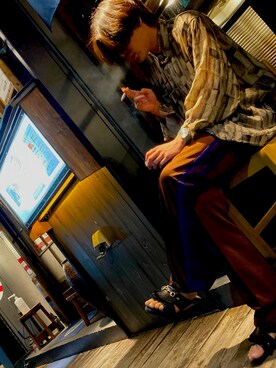 「BENCH（BENSAN）（ベンチ）のアイテム」を使った、あゆむさん（メンズ・172cm）の夏コーディネート