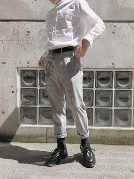 「平成最後のWEARISTAセンバツ」｜「アイテム（スラックス）」を使った、Taiseiさん（メンズ・160cm）の春コーディネート