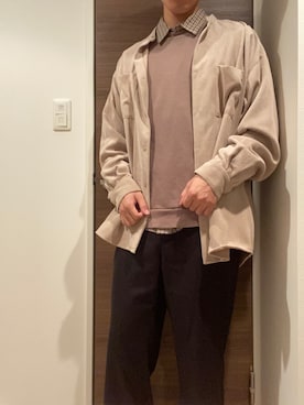 光さん（メンズ・180cm）の秋コーディネート