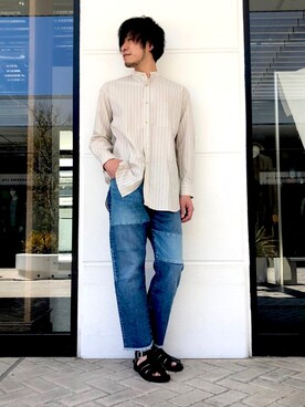 Kitaさん（メンズ・182cm）の春コーディネート