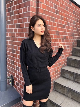 SAKIさん（レディース・167cm）の冬コーディネート