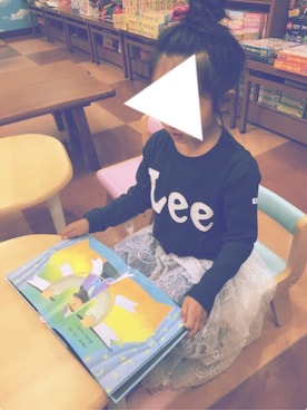 「Lee（リー）のアイテム（Tシャツ/カットソー）」を使った、choco_mintさん（キッズ・110cm）の夏コーディネート