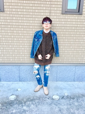 CLANE（クラネ）の「SHAGGY LOOSE KNIT TOPS（ニット/セーター）」 - WEAR