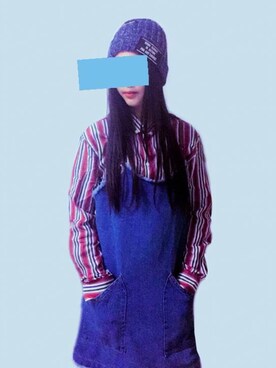 「cache cache（カシュ カシュ）のアイテム（スカート）」を使った、巫男病人さん（レディース・167cm）の冬コーディネート