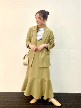 ななこさん（レディース・151cm）の春コーディネート