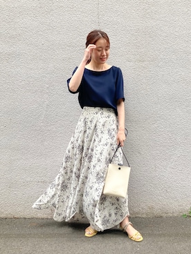 ななこさん（レディース・151cm）の春コーディネート