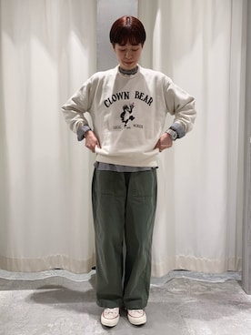 O-ishiさん（レディース・158cm）の冬コーディネート