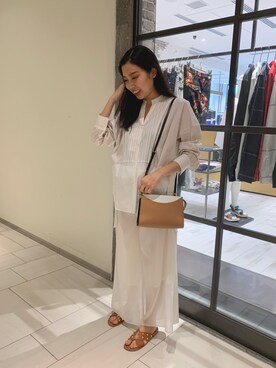 「Frei EA（フレイエア）のアイテム」を使った、Nさん（レディース・165cm）の夏コーディネート