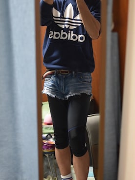 「Rodeo Crowns（ロデオクラウンズ）のアイテム（パンツ）」を使った、たかみつさん（メンズ・170cm）の秋コーディネート