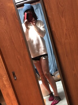 「Rodeo Crowns（ロデオクラウンズ）のアイテム（帽子）」を使った、たかみつさん（メンズ・170cm）の冬コーディネート