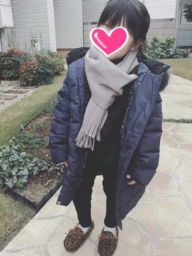 ダウンジャケット コートを使った 100均小物 の人気ファッションコーディネート Wear