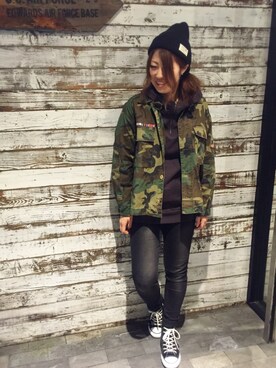 YUMIEさん（レディース・160cm）の冬コーディネート