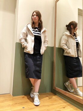 YUMIEさん（レディース・160cm）の春コーディネート