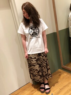 YUMIEさん（レディース・160cm）の夏コーディネート