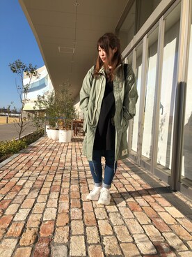 YUMIEさん（レディース・160cm）の春コーディネート