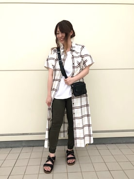 YUMIEさん（レディース・160cm）の夏コーディネート