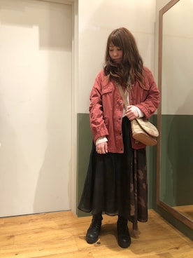 YUMIEさん（レディース・160cm）の冬コーディネート