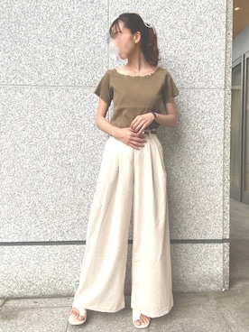 「chaopanic」｜玲奈さん（レディース・159cm）の夏コーディネート