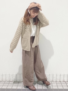 玲奈さん（レディース・159cm）の秋コーディネート