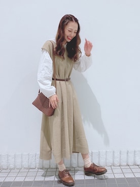 玲奈さん（レディース・159cm）の秋コーディネート