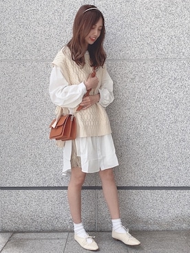 玲奈さん（レディース・157cm）の冬コーディネート