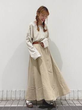 玲奈さん(レディース・157cm)の春コーディネート