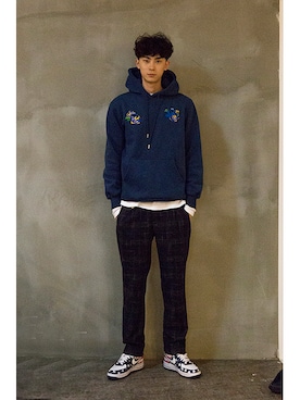 「pants」｜「アイテム（その他）」を使った、romanticcrownさん（メンズ・184cm）の冬コーディネート