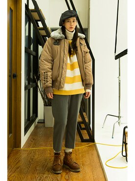 romanticcrownさん（レディース・170cm）の冬コーディネート