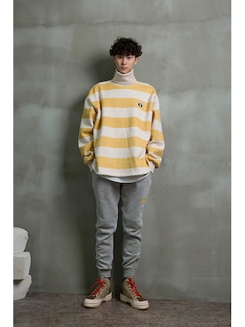 「sweatshirt」｜romanticcrownさん（メンズ・184cm）の冬コーディネート