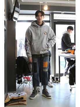 romanticcrownさん（メンズ・184cm）の冬コーディネート