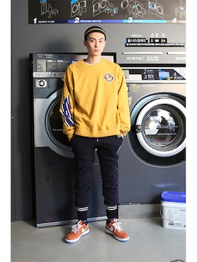 「sweatshirt」｜romanticcrownさん（メンズ・184cm）の冬コーディネート