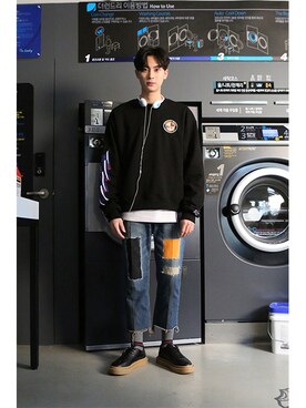 「CREWNECK」｜romanticcrownさん（メンズ・184cm）の春コーディネート