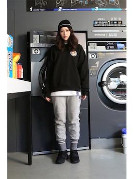「CREWNECK」｜romanticcrownさん（レディース・171cm）の春コーディネート