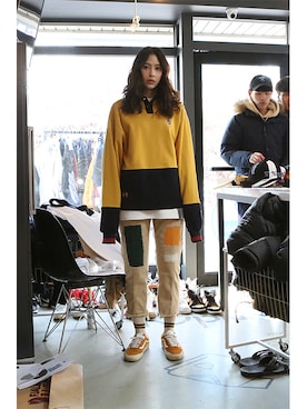 「pants」｜「アイテム（その他）」を使った、romanticcrownさん（レディース・171cm）の春コーディネート