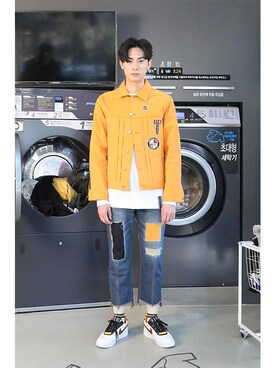 「sweatshirt」｜romanticcrownさん（メンズ・184cm）の春コーディネート