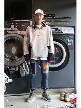 「pants」｜「アイテム（その他）」を使った、romanticcrownさん（メンズ・184cm）の春コーディネート