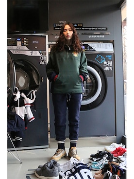 「sweatshirt」｜romanticcrownさん（レディース・171cm）の春コーディネート