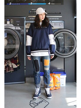 「pants」｜「アイテム（その他）」を使った、romanticcrownさん（レディース・171cm）の春コーディネート