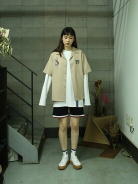 「pants」｜「アイテム（その他）」を使った、romanticcrownさん（レディース・171cm）の春コーディネート