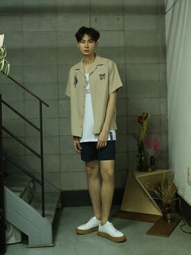 「pants」｜「アイテム（その他）」を使った、romanticcrownさん（メンズ・184cm）の春コーディネート
