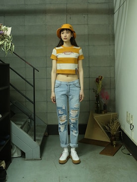 romanticcrownさん（レディース・171cm）の夏コーディネート